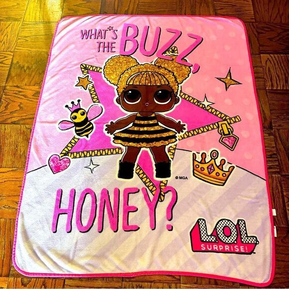 Lol Surprise Queen Bee Fleece Blanket - Picture 1 of 6